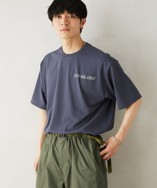 NEW BALANCE（ニューバランス）の「NEW BALANCE / ニューバランス MET24 リフレクションロゴTシャツ（Tシャツ/カットソー・メンズ・ブラック/チャコールグレー/ホワイト・LARGE/X-LARGE）」の11枚目の写真