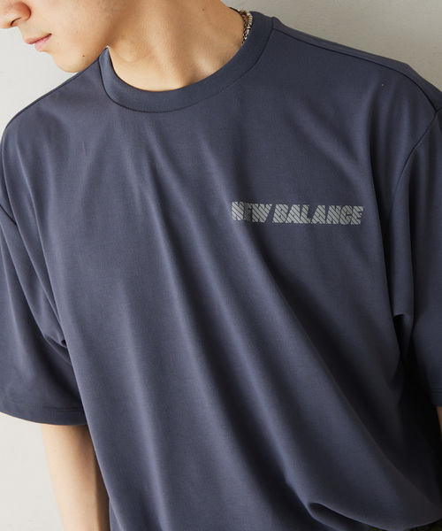 NEW BALANCE（ニューバランス）の「NEW BALANCE / ニューバランス MET24 リフレクションロゴTシャツ（Tシャツ/カットソー・メンズ・ブラック/チャコールグレー/ホワイト・LARGE/X-LARGE）」の17枚目の写真