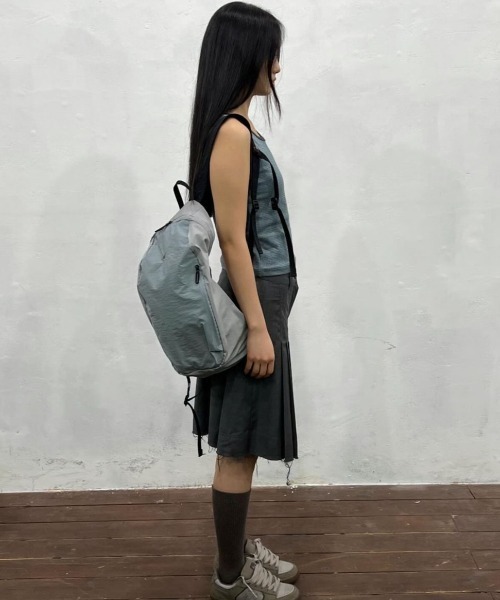 aeae（エーイーエーイー）の「New Symbol Backpack（バックパック/リュック・レディース・ライトブルー/ブラック/ピンク・FREE）」の5枚目の写真