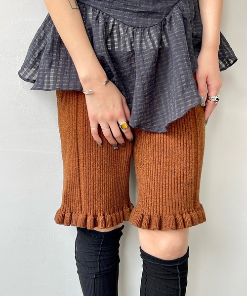 SANSeLF（サンセルフ）の「Se ボリュームフリルリブハーフパンツ