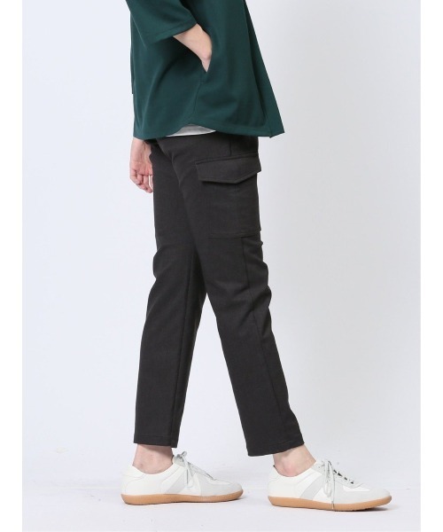 TAKA-Q（タカキュー）の「【接触冷感 抗菌防臭 ストレッチ】タカキュー カーゴパンツ（カーゴパンツ・メンズ・ブラック/カーキ/ネイビー・X-LARGE/S/MEDIUM/LARGE）」の6枚目の写真