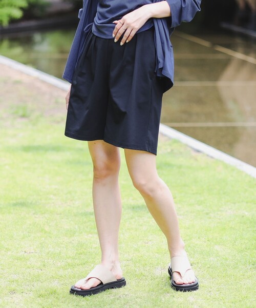 B:MING by BEAMS(ビーミングバイビームス)の「B:MING by BEAMS / ランド アンド ウォーター ハーフ パンツ(その他パンツ・レディース・オリーブ/ブラック・SMALL/MEDIUM)」の2枚目の写真