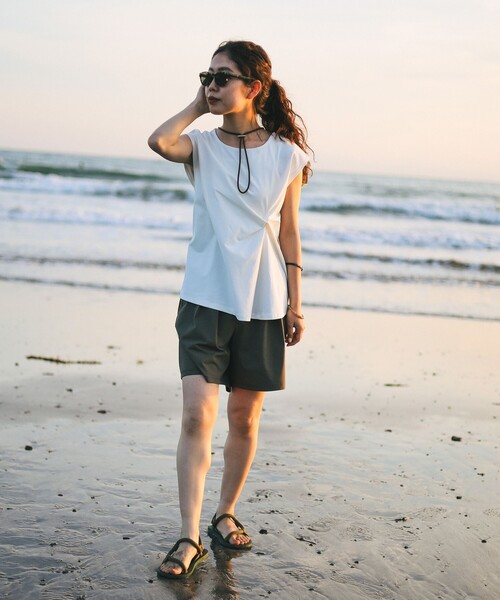 B:MING by BEAMS(ビーミングバイビームス)の「B:MING by BEAMS / ランド アンド ウォーター ハーフ パンツ(その他パンツ・レディース・オリーブ/ブラック・SMALL/MEDIUM)」の14枚目の写真