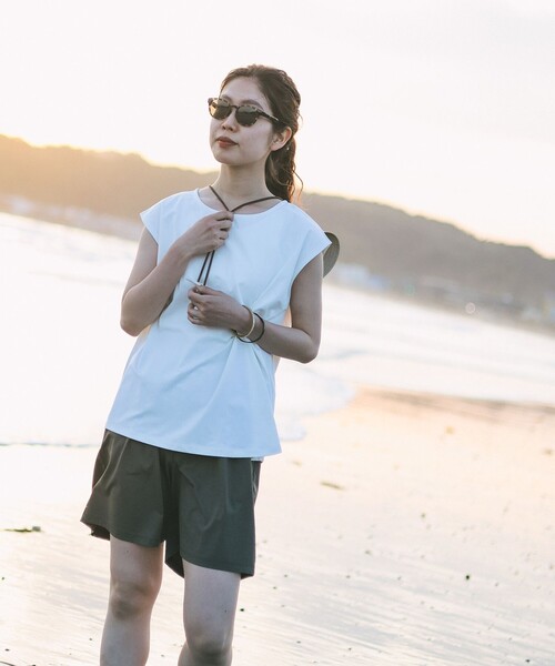 B:MING by BEAMS(ビーミングバイビームス)の「B:MING by BEAMS / ランド アンド ウォーター ハーフ パンツ(その他パンツ・レディース・オリーブ/ブラック・SMALL/MEDIUM)」の5枚目の写真