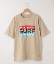 SALTS（ソルツ） 発泡ロゴプリントTシャツ