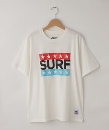 SALTS(ソルツ) 発泡ロゴプリントTシャツ