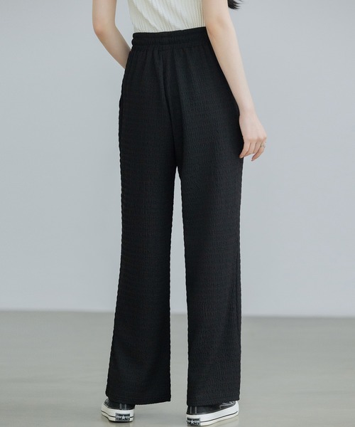 SAISON DE PAPILLON（セゾンドパピヨン）の「ウエストゴム体型カバーワイドパンツ（その他パンツ・レディース・グリーン/グレー/ブラック/アイボリー・フリー）」の17枚目の写真