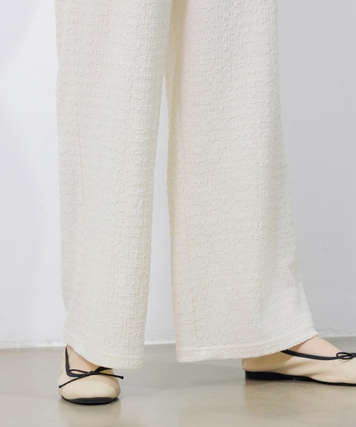 SAISON DE PAPILLON（セゾンドパピヨン）の「ウエストゴム体型カバーワイドパンツ（その他パンツ・レディース・グリーン/グレー/ブラック/アイボリー・フリー）」の13枚目の写真