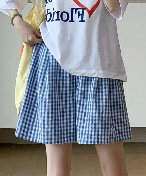 Christian Dior ギンガムチェック柄ショートパンツとニット セール】ギンガムチェックショートパンツ（その他パンツ