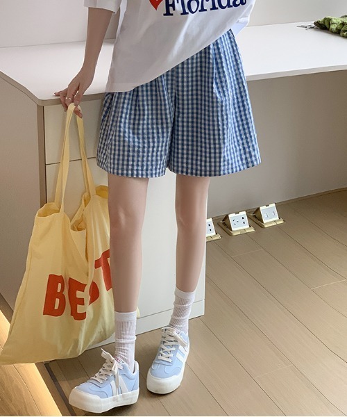 セール】ギンガムチェックショートパンツ（その他パンツ