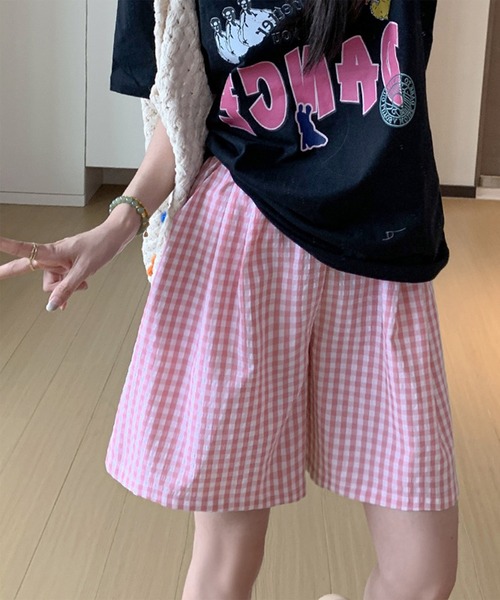 セール】ギンガムチェックショートパンツ（その他パンツ
