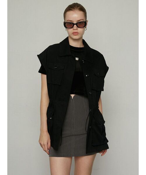 EMODA（エモダ）の「アウトポケット2WAYシャツジャケット（その他アウター・レディース・ベージュ/ブラック/アイボリー・FREE）」の20枚目の写真