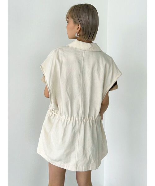 EMODA（エモダ）の「アウトポケット2WAYシャツジャケット（その他アウター・レディース・ベージュ/ブラック/アイボリー・FREE）」の6枚目の写真