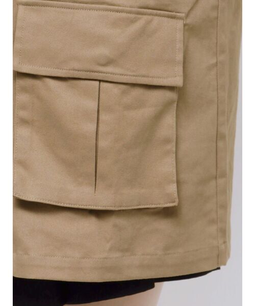 EMODA（エモダ）の「アウトポケット2WAYシャツジャケット（その他アウター・レディース・ベージュ/ブラック/アイボリー・FREE）」の11枚目の写真