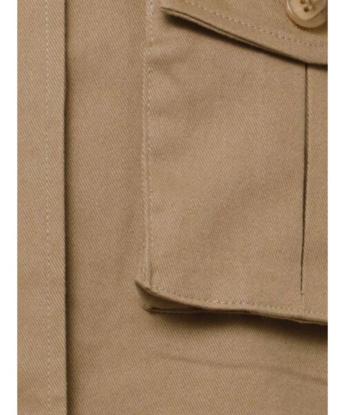 EMODA（エモダ）の「アウトポケット2WAYシャツジャケット（その他アウター・レディース・ベージュ/ブラック/アイボリー・FREE）」の19枚目の写真