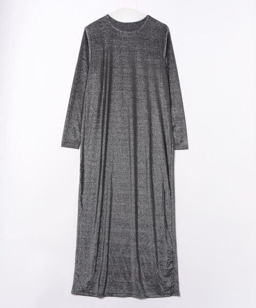 glitter disco long one piece / グリッターディスコロングラメ