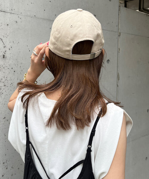 DouDou(ドゥドゥ)の「3段刺繍ロゴキャップ(キャップ・レディース・グリーン/ブラック/ホワイト/ベージュ・FREE)」の11枚目の写真