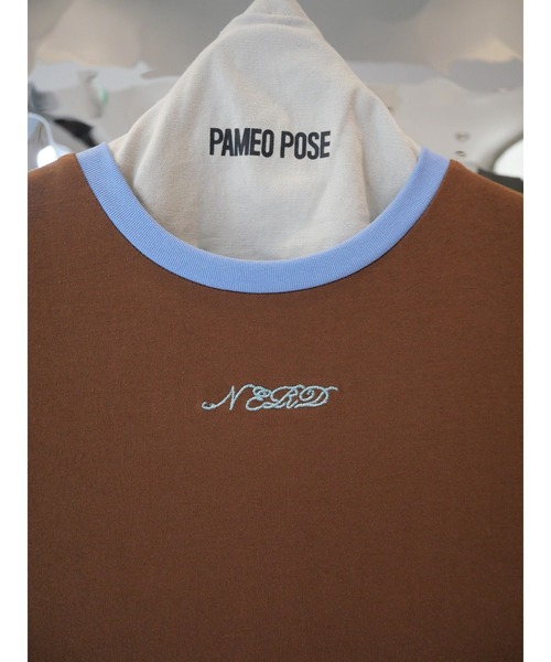 PAMEO POSE（パメオポーズ）の「Nerd Chibi T（Tシャツ/カットソー・レディース・ホワイト/ブラック/ブラウン・FREE）」の10枚目の写真