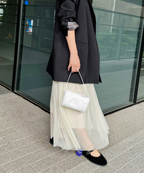 セール】ビーズ チュールスカート（スカート）｜EDIT. FOR LULU