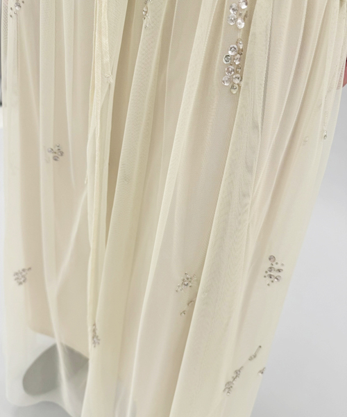 セール】ビーズ チュールスカート（スカート）｜EDIT. FOR LULU