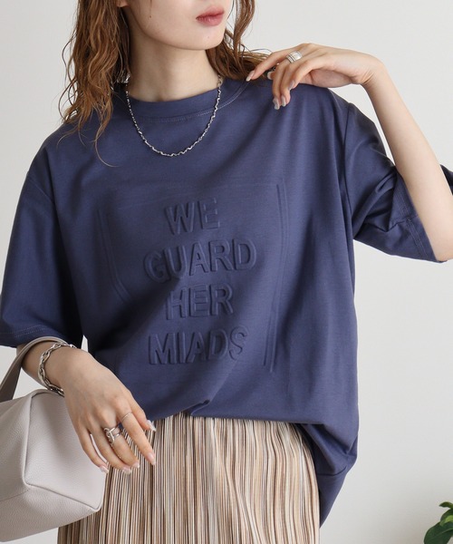 【セール】A.N.L エンボスロゴTシャツ（Tシャツ/カットソー）｜a.n.l（エーエヌエル レーベル） 6,072円