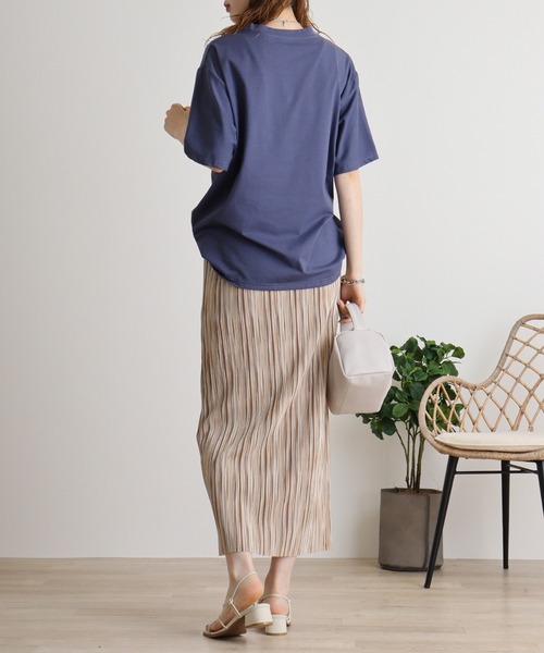 エー・エヌ・エル A.N.L エンボスロゴTシャツ （チャ） A.N.L エンボスロゴTシャツ（Tシャツ/カットソー）｜a.n.l