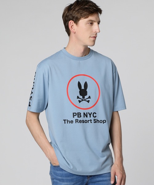 [EC限定]スーベニアアートワーク Tシャツ（Tシャツ/カットソー）｜Psycho Bunny（サイコバニー）