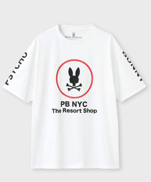 Psycho Bunny（サイコバニー）の「[WEB限定]スーベニアアートワーク Tシャツ（Tシャツ/カットソー・メンズ・ライトブルー/ブラック/ホワイト・SMALL/X-LARGE/LARGE/MEDIUM）」の14枚目の写真