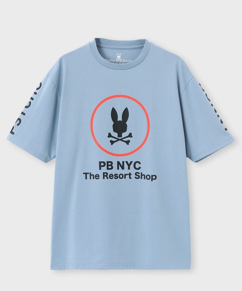 Psycho Bunny（サイコバニー）の「[WEB限定]スーベニアアートワーク Tシャツ（Tシャツ/カットソー・メンズ・ライトブルー/ブラック/ホワイト・SMALL/X-LARGE/LARGE/MEDIUM）」の18枚目の写真
