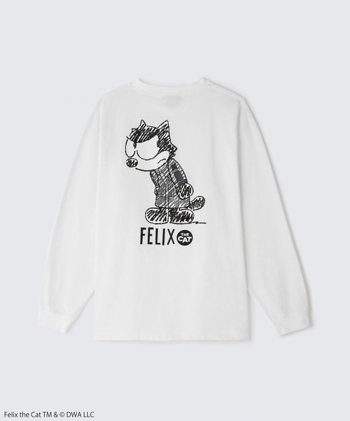WILDTHINGS/ワイルドシングス FELIX THE CAT L/S TEE MONSTER 長袖T