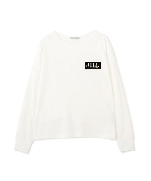 JILL by JILL STUART(ジルバイジルスチュアート)の「◇ブラッシュロゴオーバーサイズロンT(Tシャツ/カットソー・レディース・ホワイト系その他/ホワイト系その他3・FREE)」の6枚目の写真