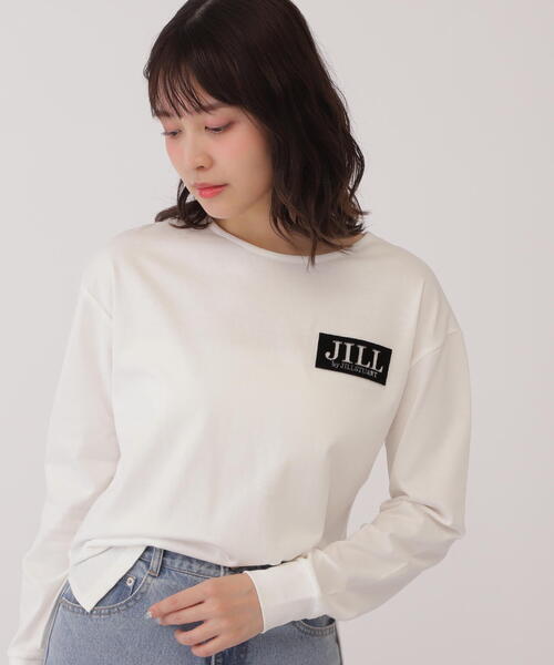 JILL by JILL STUART(ジルバイジルスチュアート)の「◇ブラッシュロゴオーバーサイズロンT(Tシャツ/カットソー・レディース・ホワイト系その他/ホワイト系その他3・FREE)」の8枚目の写真