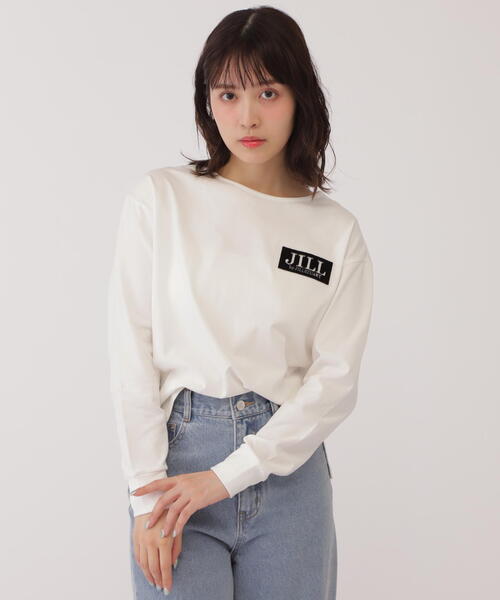 JILL by JILL STUART(ジルバイジルスチュアート)の「◇ブラッシュロゴオーバーサイズロンT(Tシャツ/カットソー・レディース・ホワイト系その他/ホワイト系その他3・FREE)」の13枚目の写真
