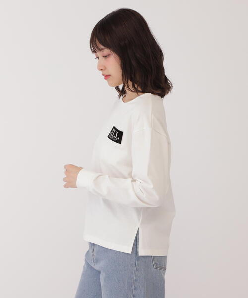 JILL by JILL STUART(ジルバイジルスチュアート)の「◇ブラッシュロゴオーバーサイズロンT(Tシャツ/カットソー・レディース・ホワイト系その他/ホワイト系その他3・FREE)」の14枚目の写真