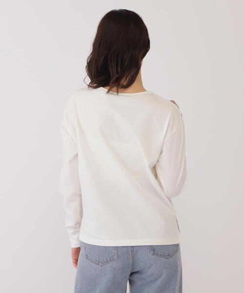 JILL by JILL STUART(ジルバイジルスチュアート)の「◇ブラッシュロゴオーバーサイズロンT(Tシャツ/カットソー・レディース・ホワイト系その他/ホワイト系その他3・FREE)」の15枚目の写真