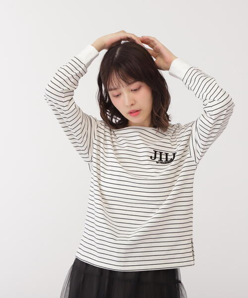 JILL by JILL STUART(ジルバイジルスチュアート)の「◇ブラッシュロゴオーバーサイズロンT(Tシャツ/カットソー・レディース・ホワイト系その他/ホワイト系その他3・FREE)」の21枚目の写真