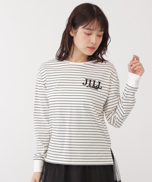 JILL by JILL STUART(ジルバイジルスチュアート)の「◇ブラッシュロゴオーバーサイズロンT(Tシャツ/カットソー・レディース・ホワイト系その他/ホワイト系その他3・FREE)」の22枚目の写真