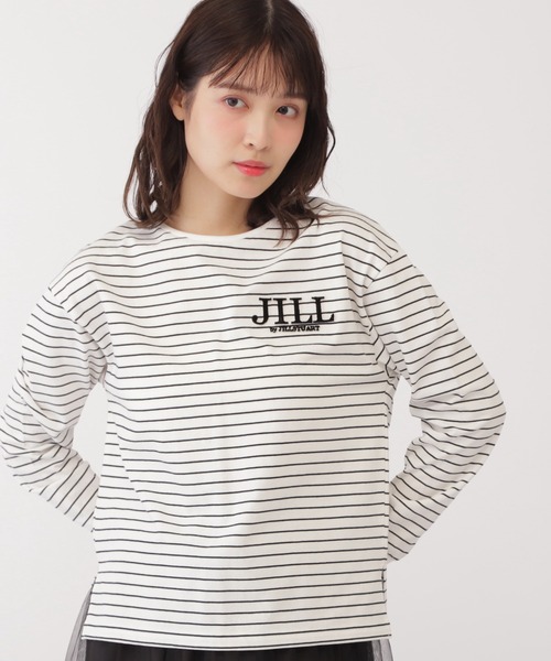 JILL by JILL STUART(ジルバイジルスチュアート)の「◇ブラッシュロゴオーバーサイズロンT(Tシャツ/カットソー・レディース・ホワイト系その他/ホワイト系その他3・FREE)」の3枚目の写真