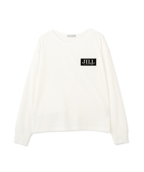 JILL by JILL STUART(ジルバイジルスチュアート)の「◇ブラッシュロゴオーバーサイズロンT(Tシャツ/カットソー・レディース・ホワイト系その他/ホワイト系その他3・FREE)」の5枚目の写真