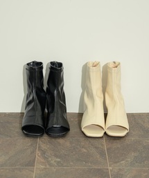 NEUNA | オープントゥショートブーティー(ブーツ)