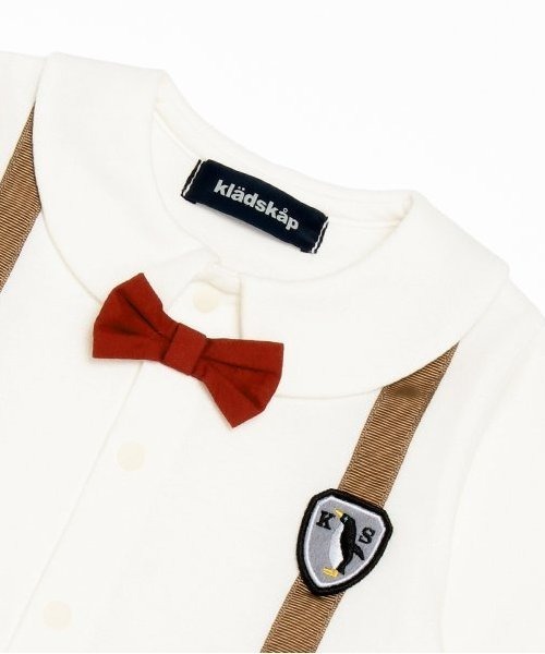 kladskap（クレードスコープ）の「サスペンダー風切替2wayオール（ロンパース・キッズ・グレー/ブラウン・50-70cm）」の11枚目の写真