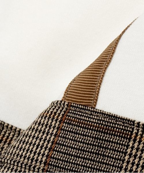 kladskap（クレードスコープ）の「サスペンダー風切替2wayオール（ロンパース・キッズ・グレー/ブラウン・50-70cm）」の6枚目の写真