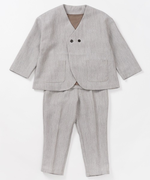 CHOPIN ノーカラーセットアップ　美品 ノーカラーセットアップ（キッズ/100～130cm）（スーツセット