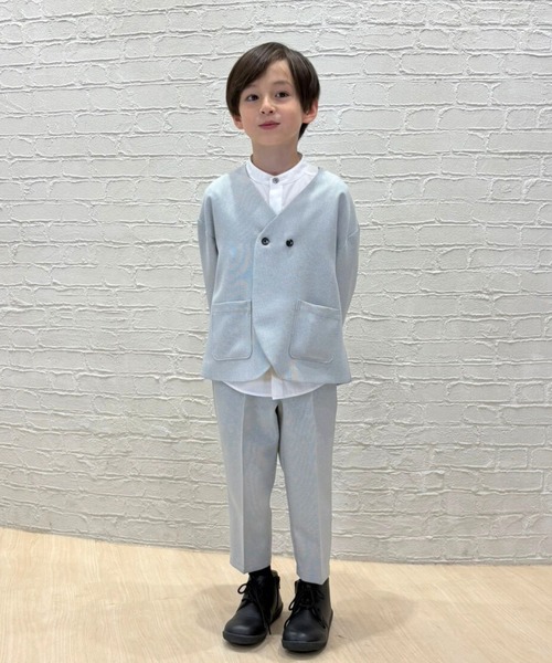 ノーカラーセットアップ（キッズ/100～130cm）（スーツセット