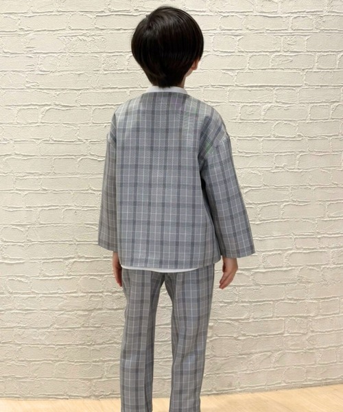 ノーカラーセットアップ（キッズ/100～130cm）（スーツセット