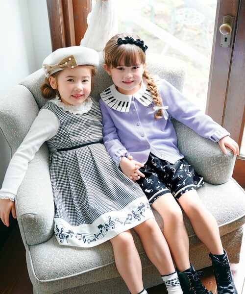 ANY（エニィ）の「モノトーン音符ジャンパースカート（スカート）」 - WEAR