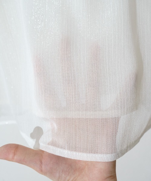 flower（フラワー）の「ブライトリボンブラウス（シャツ/ブラウス・レディース・ピンク/アイボリー・FREE）」の11枚目の写真