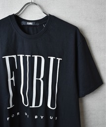 FUBU | 【T4】【FUBU】FULL FRONT EMBRODERY LOGO S/S TEE(Tシャツ/カットソー)