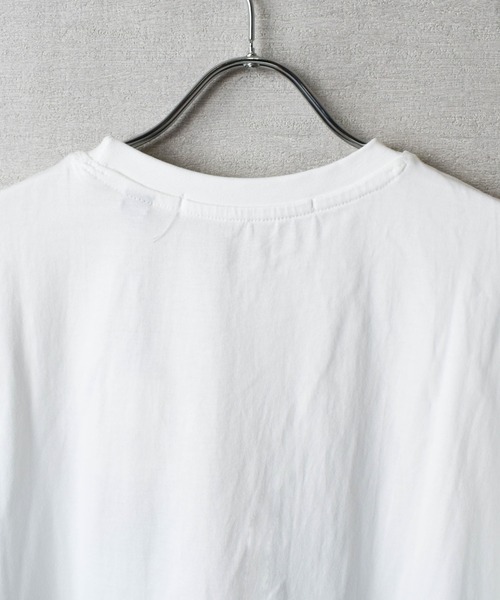 FUBU（ フブ）の「【T4】【FUBU】FULL FRONT EMBRODERY LOGO S/S TEE（Tシャツ/カットソー・メンズ・ブラック/ホワイト・MEDIUM/LARGE/X-LARGE）」の8枚目の写真