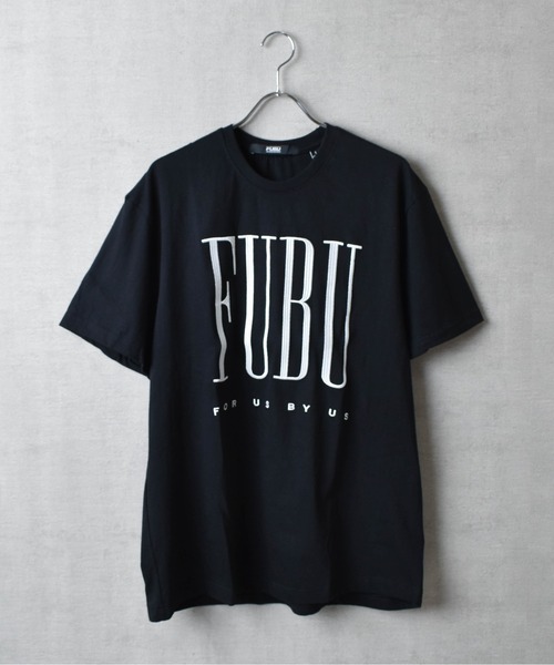 FUBU（ フブ）の「【T4】【FUBU】FULL FRONT EMBRODERY LOGO S/S TEE（Tシャツ/カットソー・メンズ・ブラック/ホワイト・MEDIUM/LARGE/X-LARGE）」の9枚目の写真